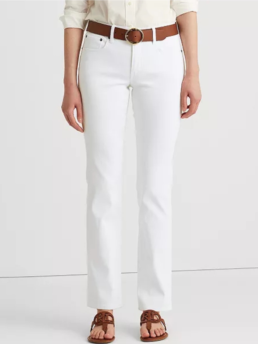 NWT Lauren Ralph Lauren Mid-Rise Straight Jeans